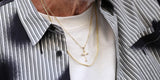 COLLARES HOMBRE: Cómo llevar un look sofisticado con cadenas de oro