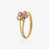 Color flower ring
