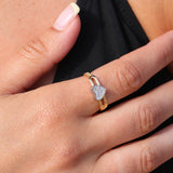 Anillo Bicolor Corazón