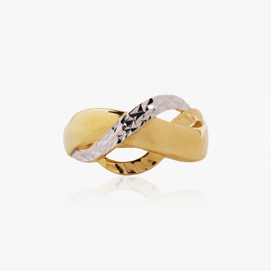 Anillo Bicolor Calado