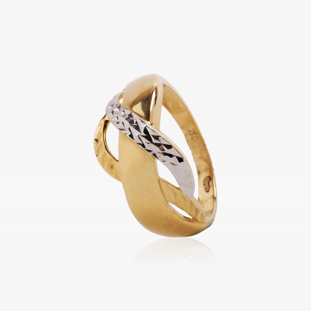 Anillo Bicolor Calado