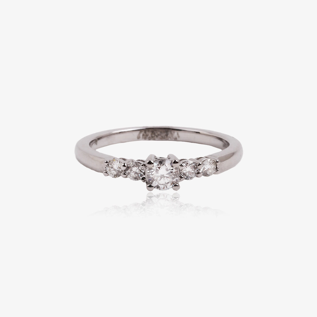 Anillo Diamante Cinquillo
