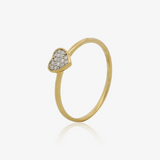 Anillo Corazón Diamantes 0.05ct
