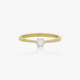 Anillo solitario DC
