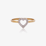 Anillo Corazon circonitas