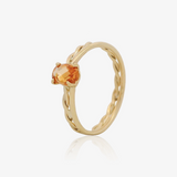 Anillo Trenzado Ambar