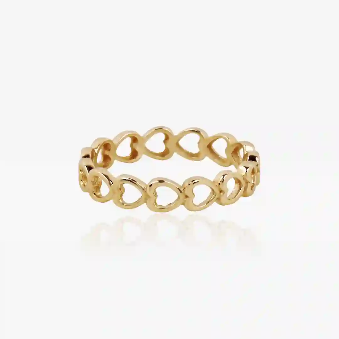 Anillo Corazones