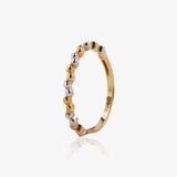 Anillo Bicolor Bolitas
