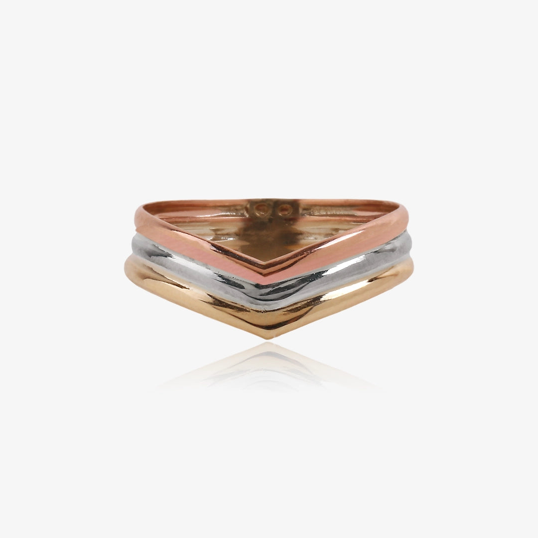 Anillo tricolor