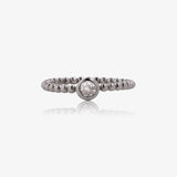 Ring with chaton beads