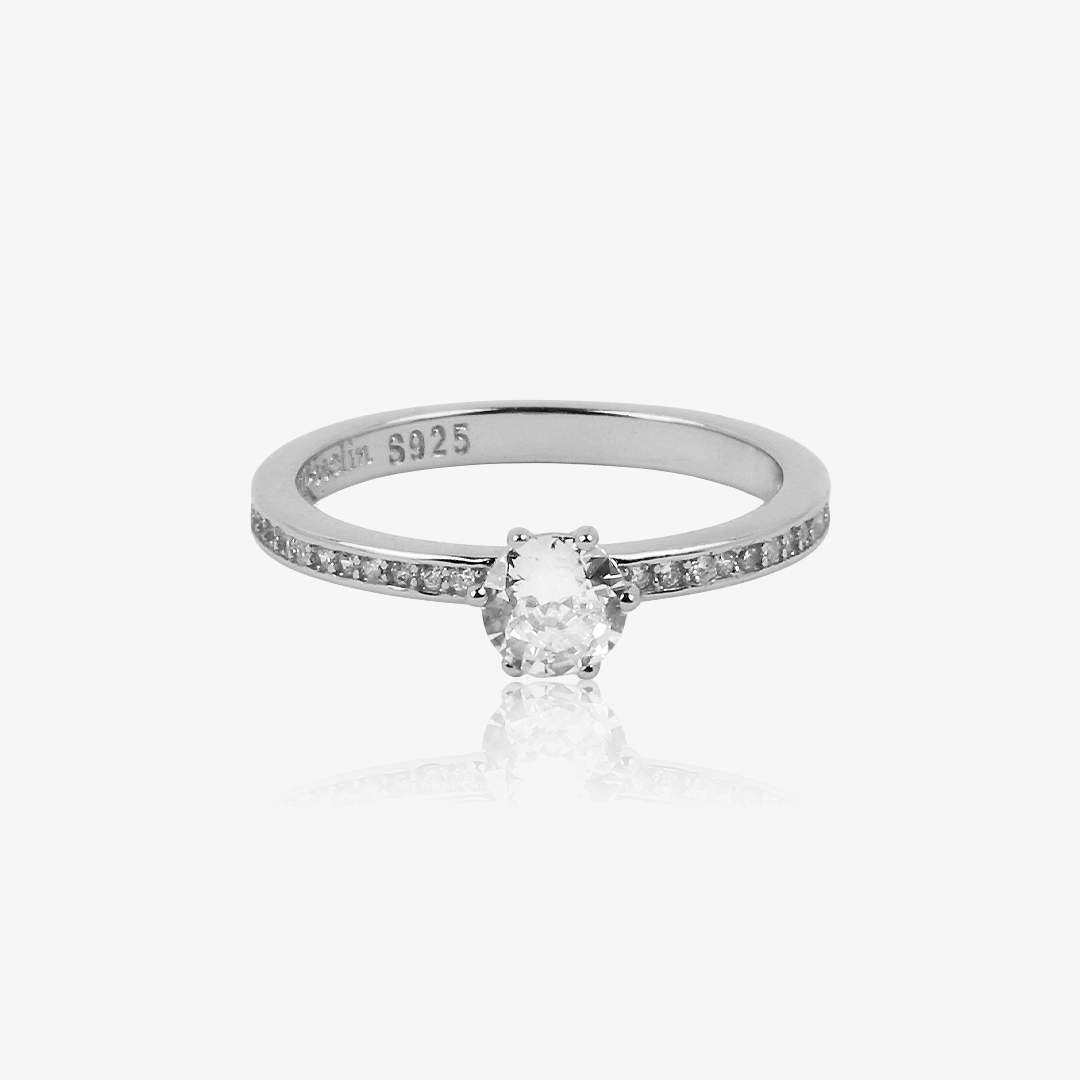 Anillo Plata Circonitas
