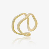 Anillo ondas Abierta