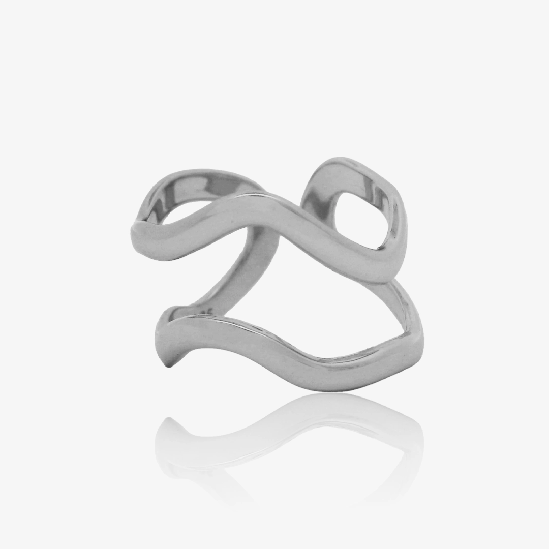 Anillo ondas Abierta
