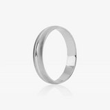 Satin Platinum Wedding Band