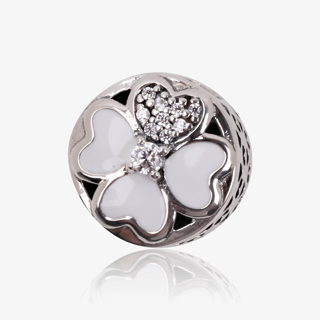 Clover Hearts Charm