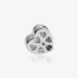 Mirror Heart Charm