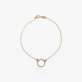 Pulsera Oro Lisa Circulo