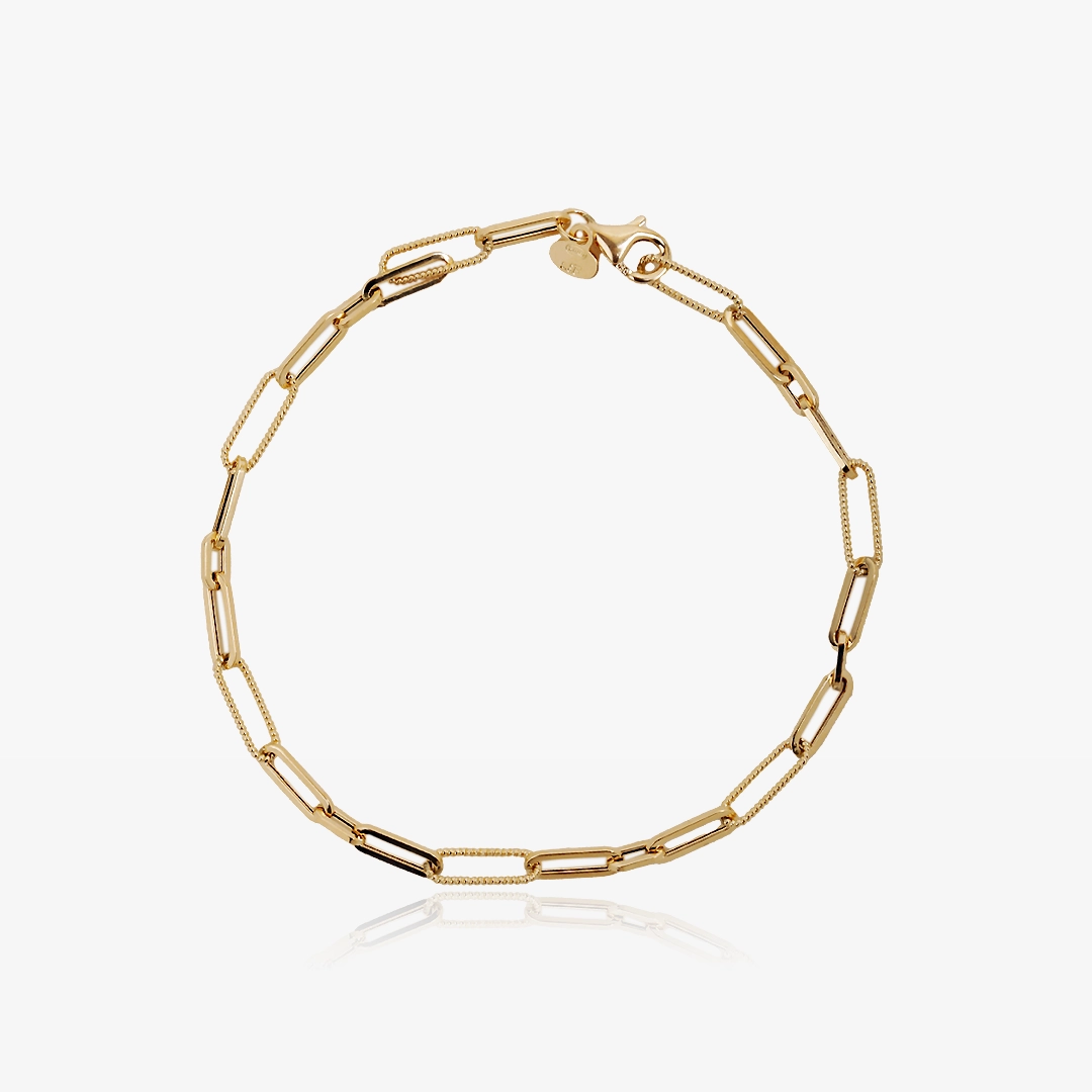 Pulsera Figaro Granulada