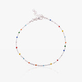 Tobillera RAINBOW Plata