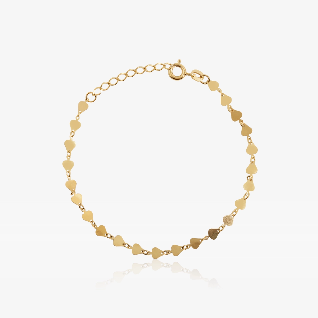 Fancy heart bracelet