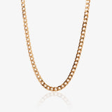 Flat Curb Gold Chain