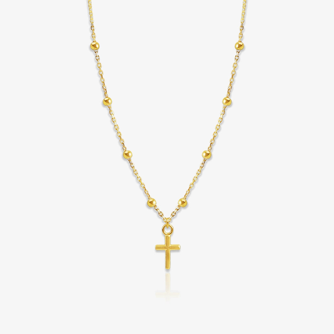 Collar Bolas Cruz