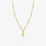 Collar Bolas Cruz