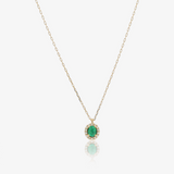 Gargantilla Diamantes y Esmeralda