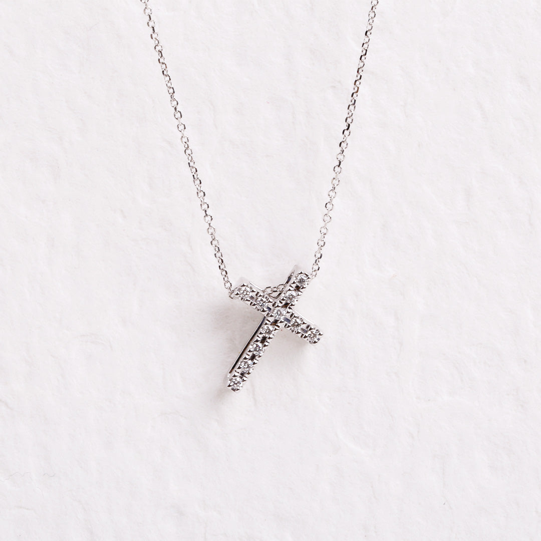 Collar Cruz Diamantes.