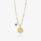 Turkish eye necklace.