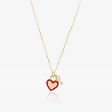 Collar Corazón Esmalte