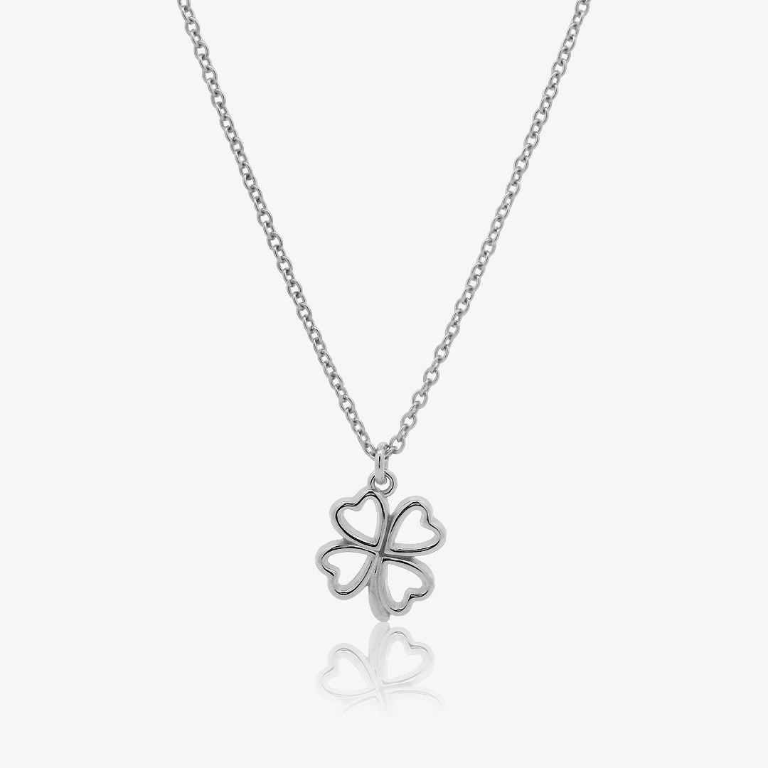 Collar Trebol Corazones