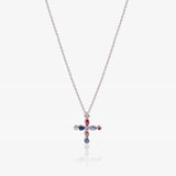 Collar cruz color