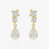 Pendientes largo pera