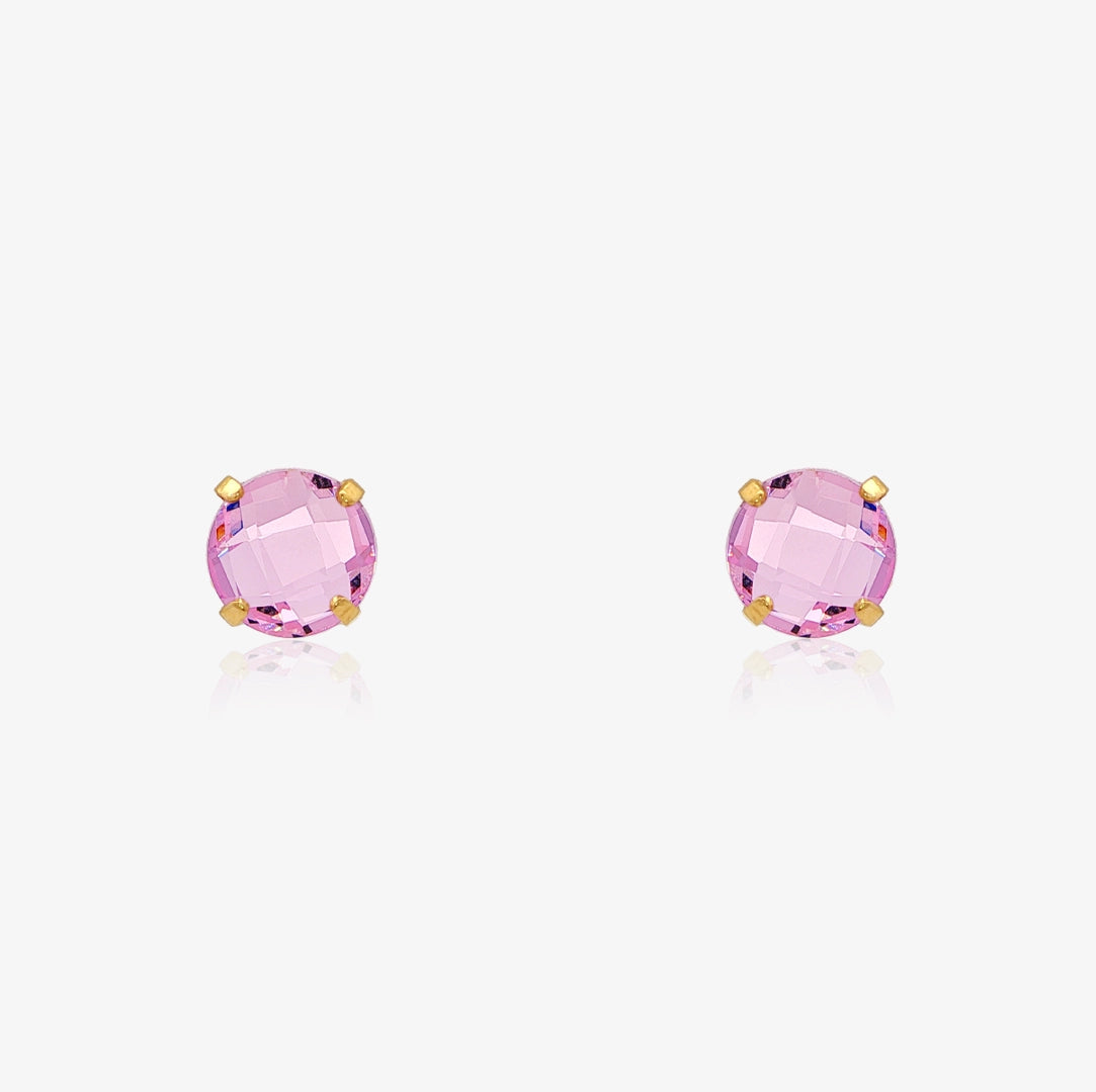 Pendientes Piedras Rosa