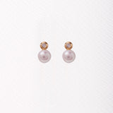 Pendientes Omega Perlas