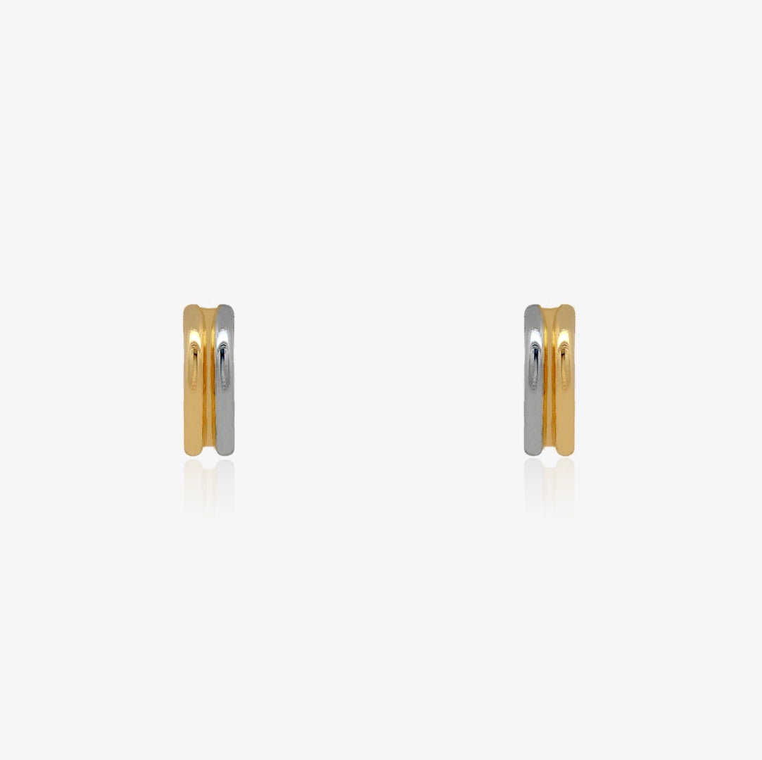 Pendientes Bicolor Aro