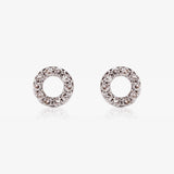 Pendientes Diamante Circulo