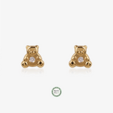 Pendientes Baby+ Osito y circonitas
