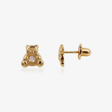 Pendientes Baby+ Osito y circonitas