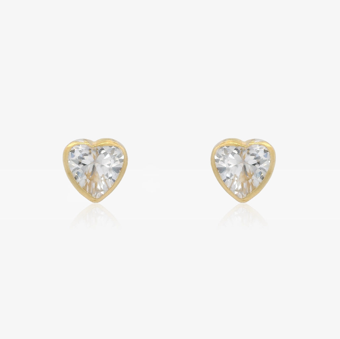 Pendientes Corazón Bocelado