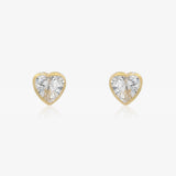 Pendientes Corazón Bocelado