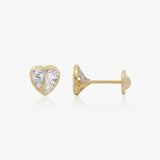 Pendientes Corazón Bocelado