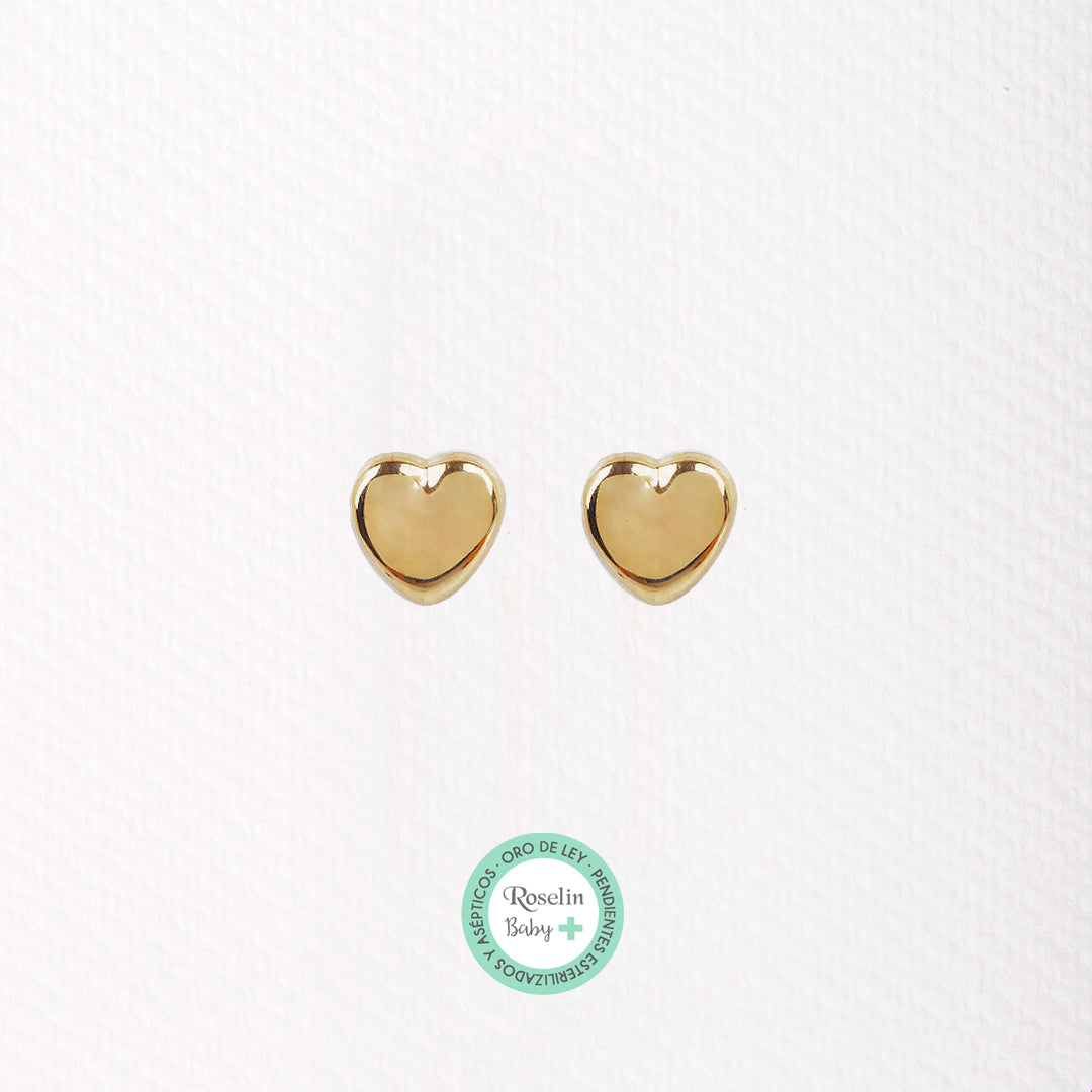 Baby+ Heart Glitter Earrings