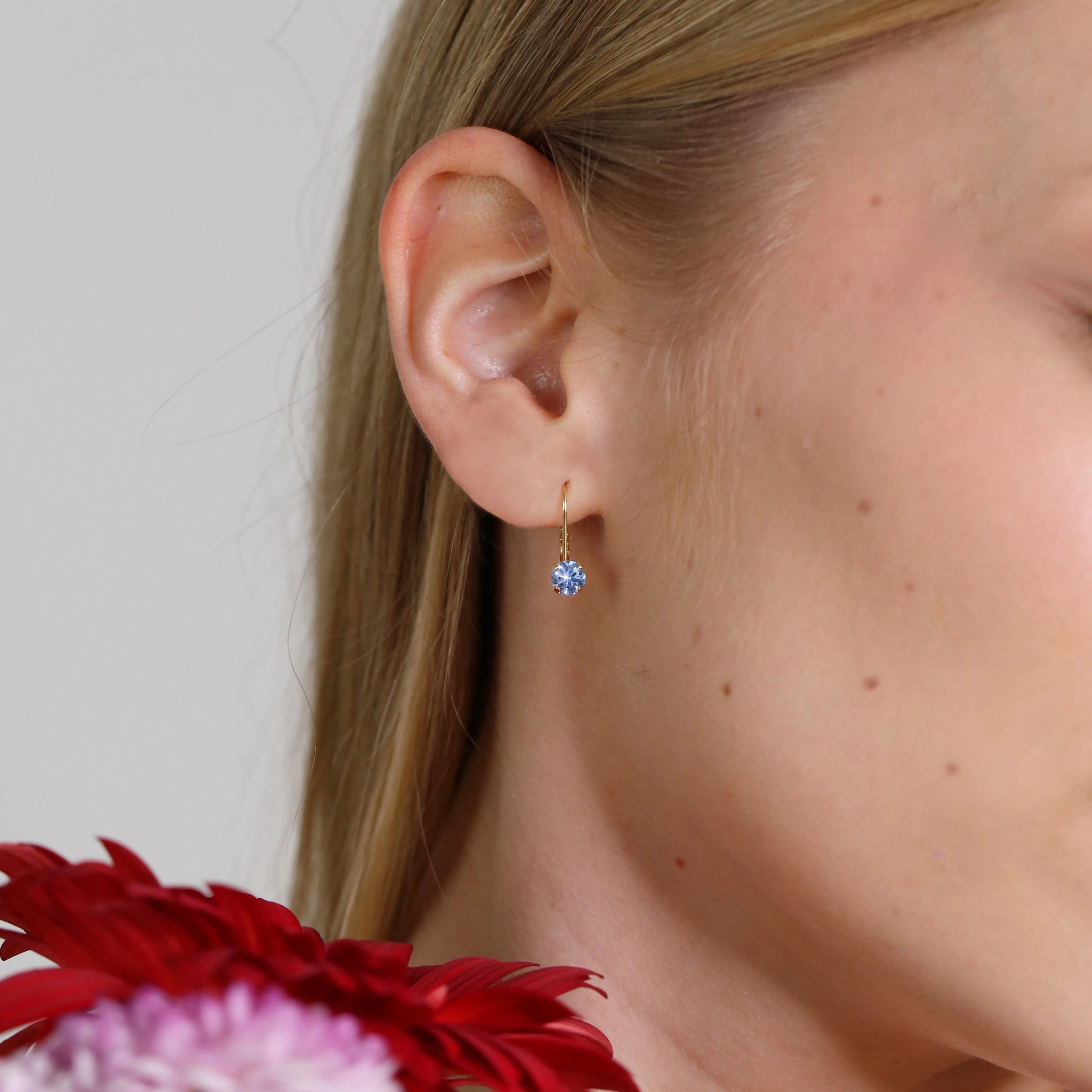 Pendientes Piedras Azul