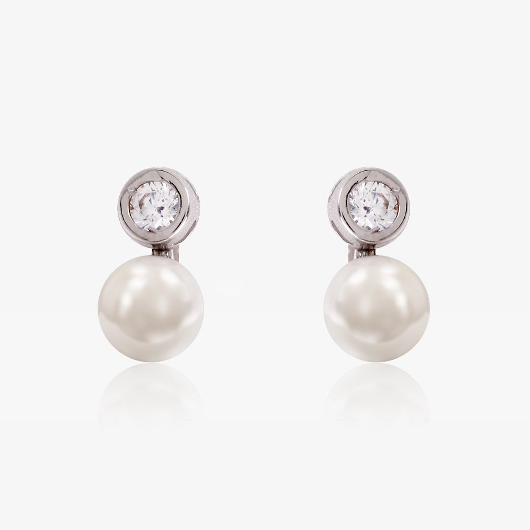 Pendientes Perlas Chaton