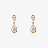 Pendientes circonitas gotas