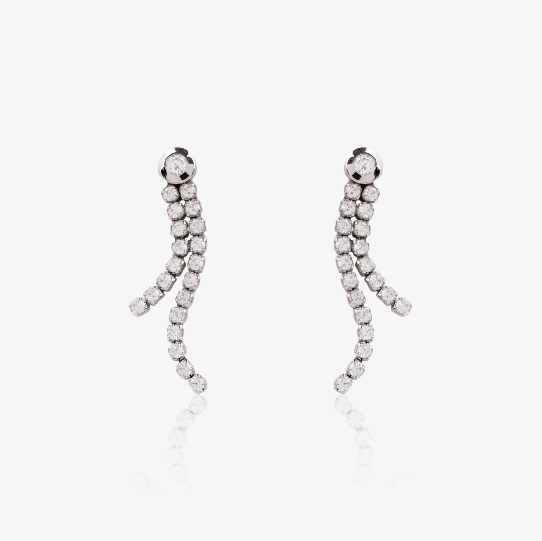 Pendientes Piedras Largo