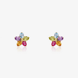 Pendientes Flor Colores