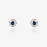 Pendientes Piedras Rubí / Zafiro